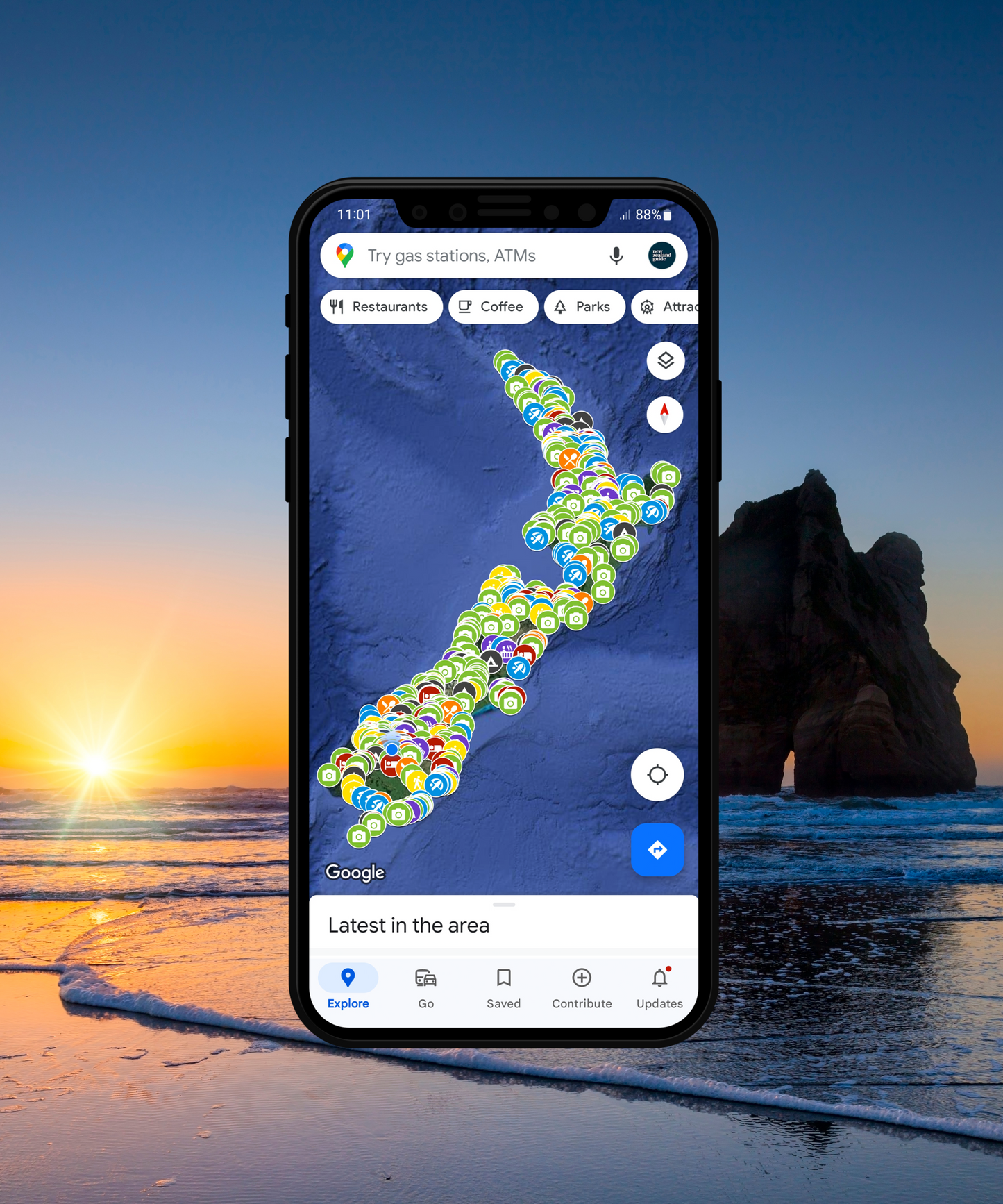 The New Zealand Guide Map